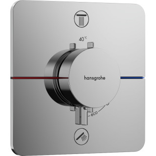 Bateria termostatyczna, podtynkowa do 2 odbiorników ze zintegrowanym systemem zabezpieczającym zgodnie z EN 1717, Hansgrohe Show