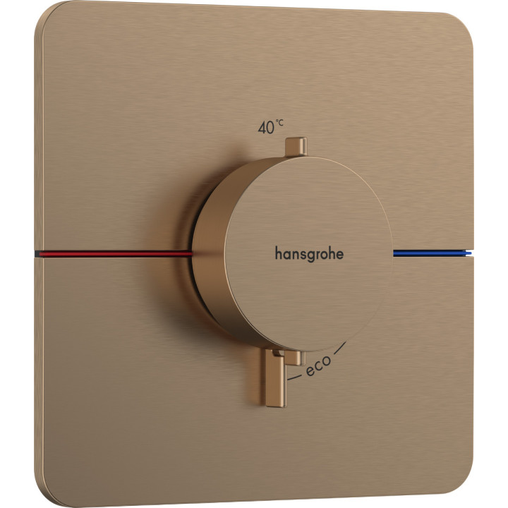Bateria termostatyczna, podtynkowa, Hansgrohe ShowerSelect Comfort Q -  Brąz Szczotkowany