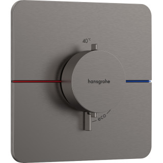 Bateria termostatyczna, podtynkowa, Hansgrohe ShowerSelect Comfort Q -  Czarny Chrom Szczotkowany