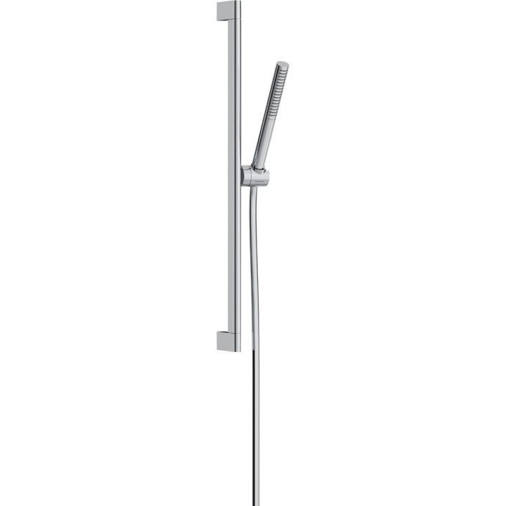 Zestaw prysznicowy 100 1jet EcoSmart z drążkiem 65 cm, Hansgrohe Pulsify S - Chrom 
