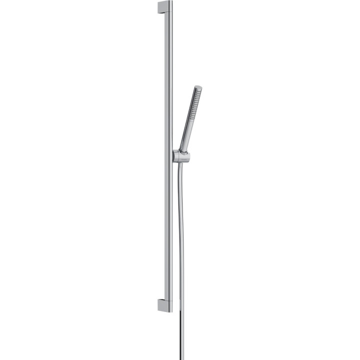 Zestaw prysznicowy 100 1jet EcoSmart z drążkiem 90 cm, Hansgrohe Pulsify S - Chrom 