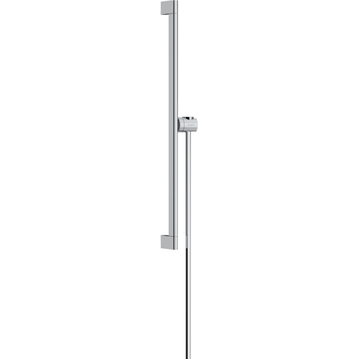 Drążek prysznicowy S Puro 65 cm z suwakiem EasySlide i wężem przysznicowym Isiflex 160cm, Hansgrohe Unica - Chrom 