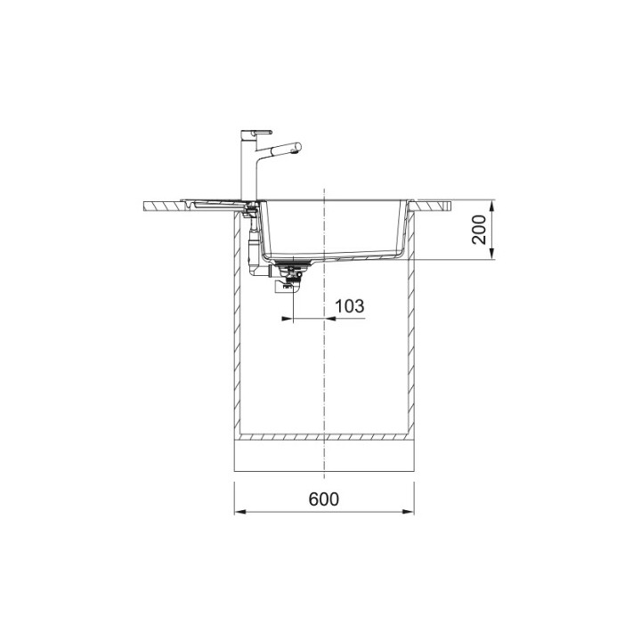 Zlewozmywak wbudowywany, Franke Centro CNG 611-78 XL