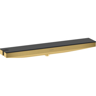 Fixfit Porter 500 z uchwytem prysznicowym i półką, L, Hansgrohe Rainfinity - Złoty Optyczny Polerowany