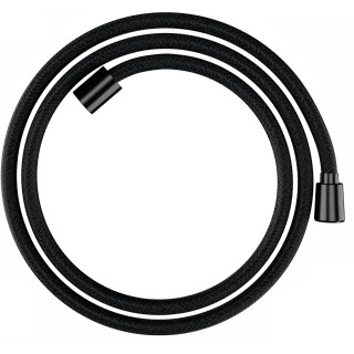 Tekstylny wąż prysznicowy 160 cm, Hansgrohe Designflex - Czarny Chrom Szczotkowany