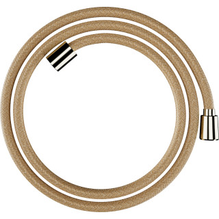 Tekstylny wąż prysznicowy 160 cm, Hansgrohe Designflex - Złoty Optyczny Polerowany