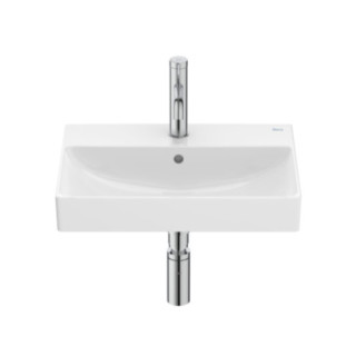 Mała umywalka ścienna 50 cm Compacto FINECERAMIC®, Roca Ona - S0 - SUPRAGLAZE 