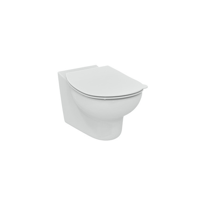 Miska WC wisząca, bezkołnierzowa, Ideal Standard CONTOUR 21 - Biały 