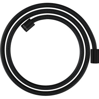 Tekstylny wąż prysznicowy 1,60 m z nakrętkami cylindrycznymi, AXOR ShowerSolutions - Czarny Matowy