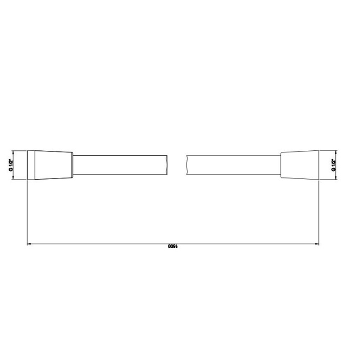 Uchwyt prysznicowy regulowany Gessi Goccia czarny mat- sanitbuy.pl