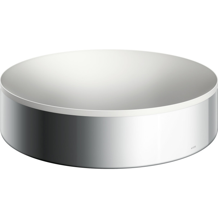 Umywalka nablatowa 400 bez otworu na baterię i przelewu, AXOR Suite Basins & Bathtub - Chrom