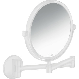 Lustro kosmetyczne, AXOR Universal Circular - Biały Matowy