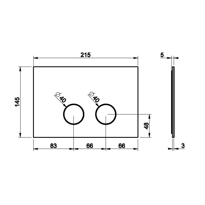 Przycisk spłukujący, Gessi Anello - Warm Bronze Brushed PVD