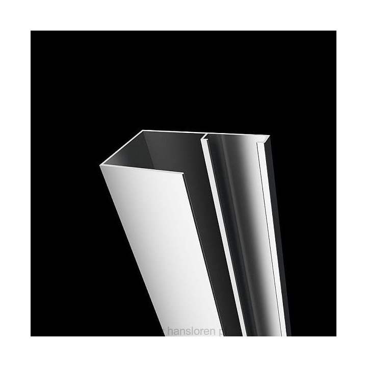 Profil Radaway U poszerzający Twist +20 mm - chrom