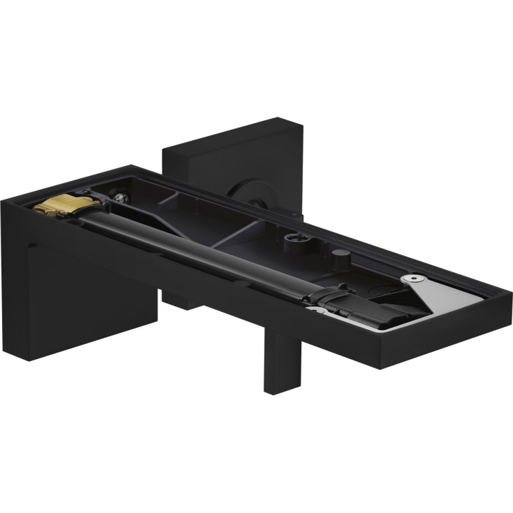 Jednouchwytowa bateria umywalkowa montaż ścienny podtynkowy z wylewką 221, AXOR MyEdition - Czarny Matowy  