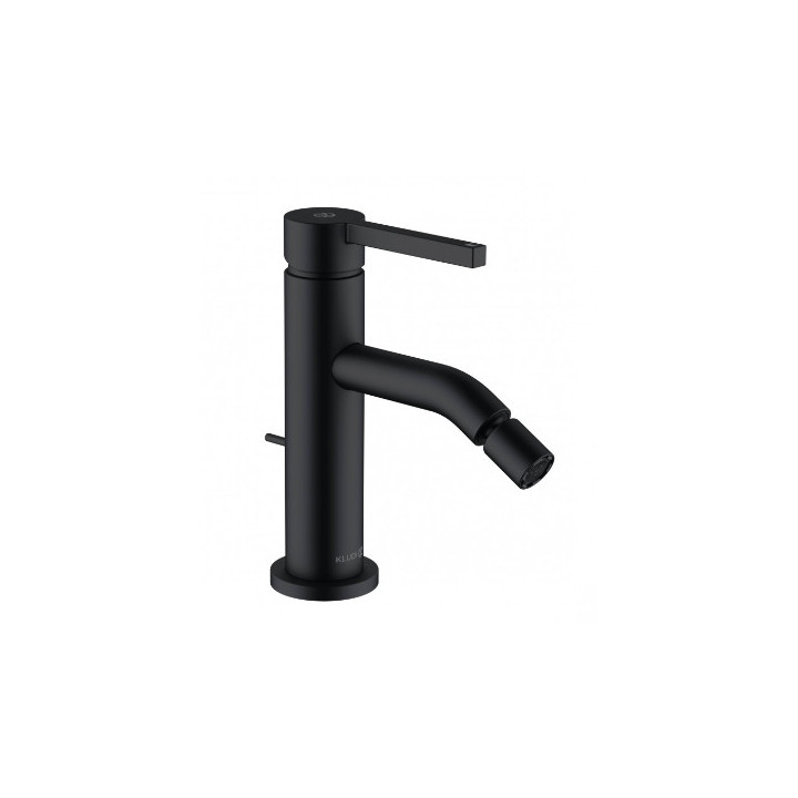 Jednouchwytowa bateria bidetowa, KLUDI NOVA FONTE Pura - Czarny mat 