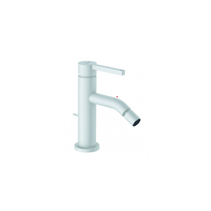 Jednouchwytowa bateria bidetowa, KLUDI NOVA FONTE Pura - Biały mat