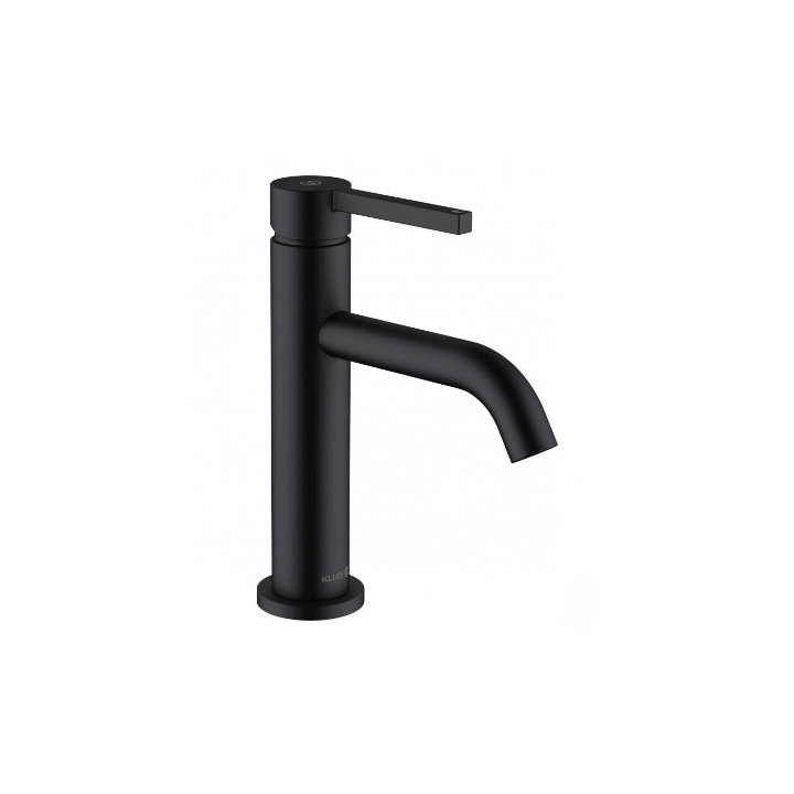 Jednouchwytowa bateria umywalkowa 100, KLUDI NOVA FONTE Pura - Czarny mat 