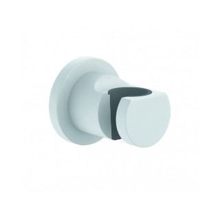 Ścienny uchwyt natryskowy, KLUDI NOVA FONTE Puristic - Biały mat 