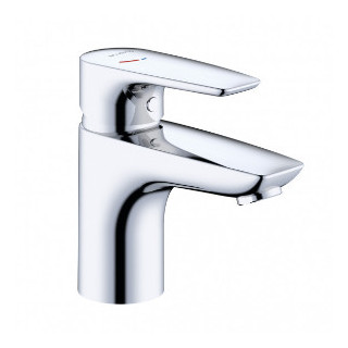 Jednouchwytowa bateria umywalkowa 75, bez zestawu odpł, KLUDI PURE&SOLID - Chrom