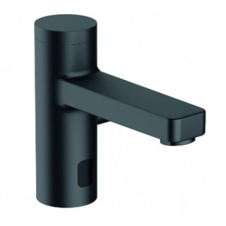 Elektroniczna bateria umywalkowa, z uchwytem regulacji tmp, KLUDI ZENTA SL - Czarny mat