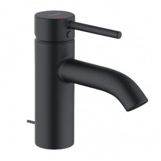 Jednouchwytowa bateria umywalkowa 75, KLUDI BOZZ - Czarny mat 