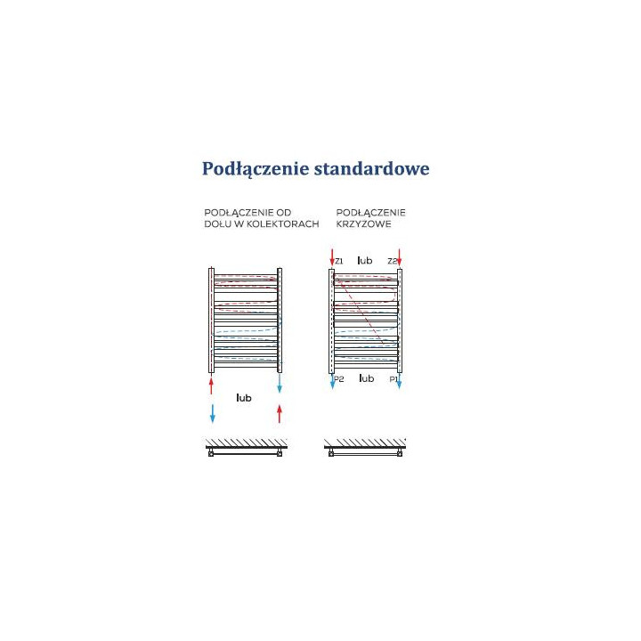 Grzejnik Komex Laura 67x54 cm - biały