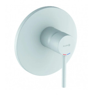 Podtynkowa bateria natryskowa, zestaw el. Zewnętrznych, KLUDI BOZZ - Biały mat 