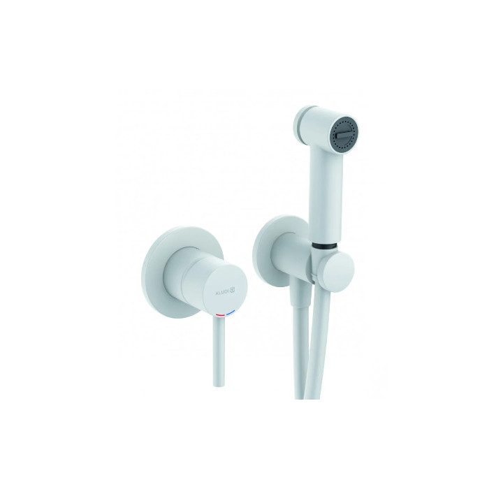 Zestaw higieniczny (komplet), KLUDI BOZZ - Biały mat 