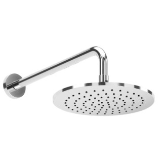 Deszczownica ABS Ø230 mm, z przegubem kulowym i ramieniem ściennym