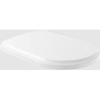 Zdejmowana deska sedesowa, z systemem automatycznego opuszczania (SoftClosing), Villeroy&Boch Hommage - Weiss Alpin 