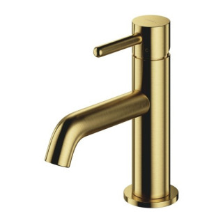 Bateria umywalkowa Omnires Y, stojąca, wysokość 162mm, złoty szczotkowany