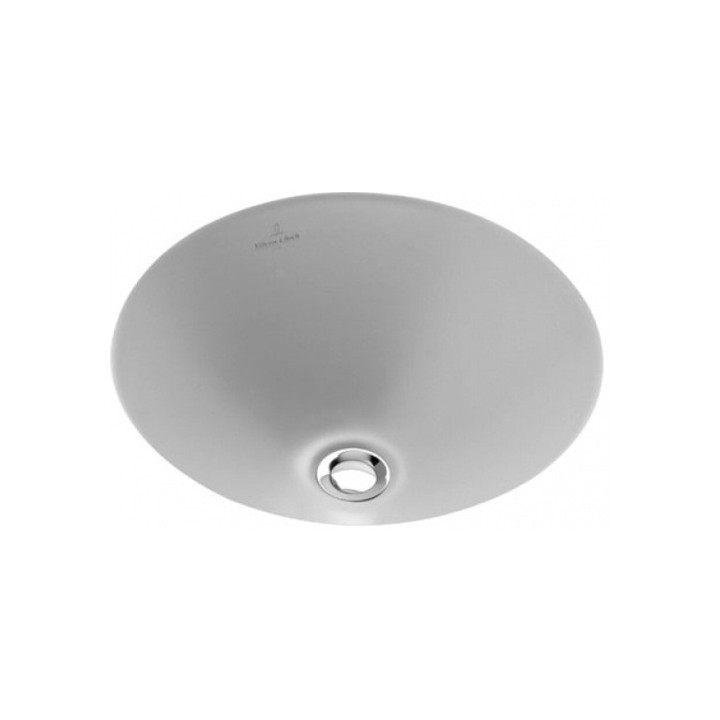 Umywalka Villeroy & Boch Loop&Friends, Biały Alpin, podblatowa, średnica 330 mm, z przelewem- sanitbuy.pl