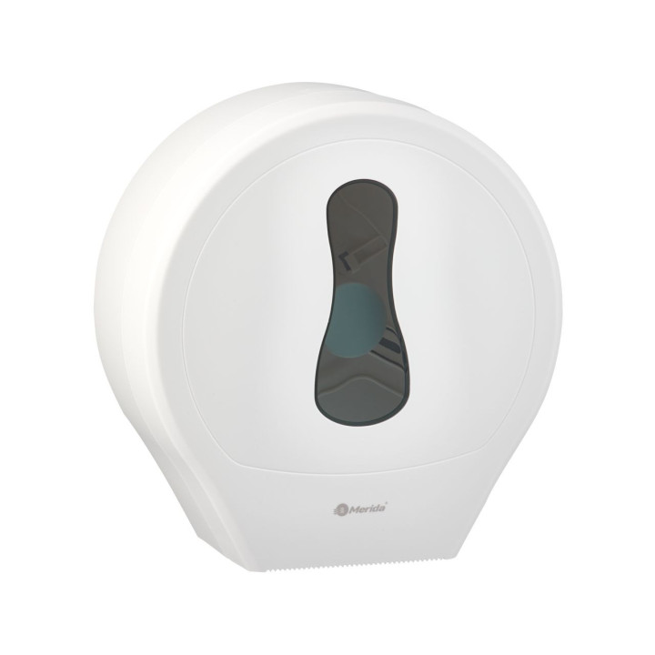 Pojemnik na papier toaletowy MERIDA ONE, tworzywo ABS, biały