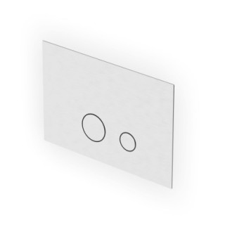 Przycisk spłukujący do toalety z płytką ze stali nierdzewnej, Zucchetti - Miedź szczotkowana