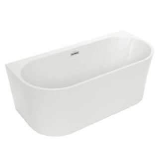 Wanna wolnostojąca przyścienna 160 x 75 cm. Polimat Sola - Biały 