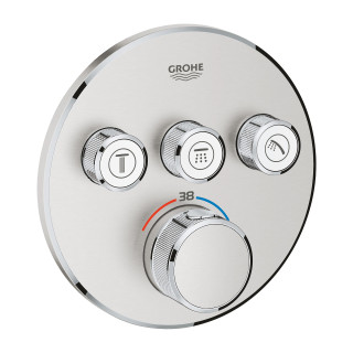 Bateria podtynkowa Grohe Grohtherm SmartControl termostatyczna 3-odbiorniki wody chrom- sanitbuy.pl