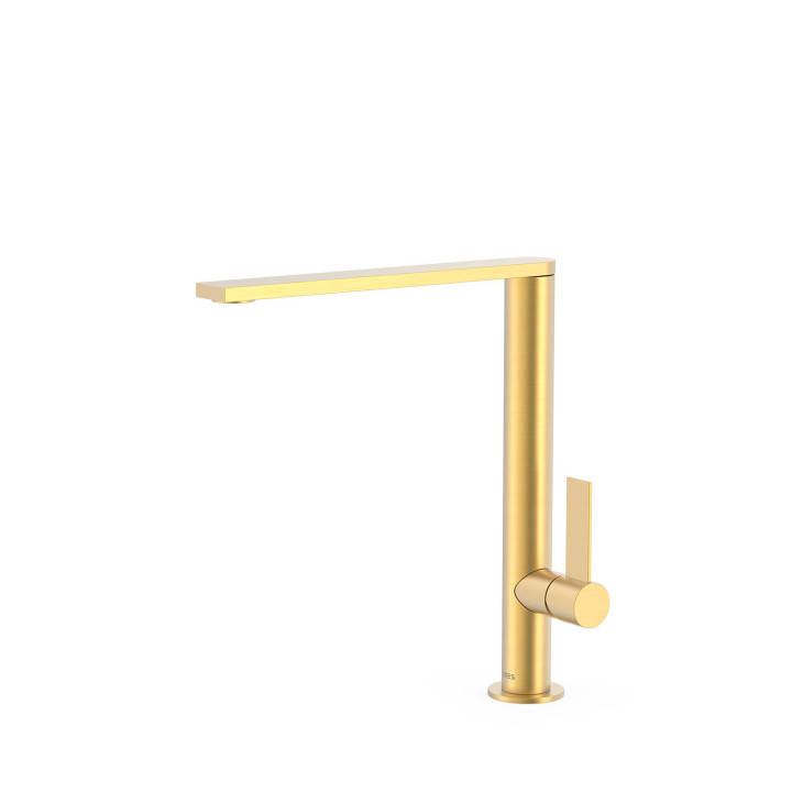 Bateria jednouchwytowa kuchenna, Tres Cocina - 24-K Złoto Matowe