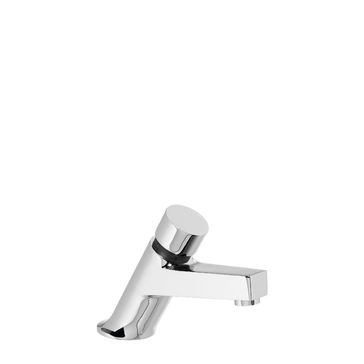 Bateria czasowa 1-drożna umywalkowa, Tres Colectividades - Chrom