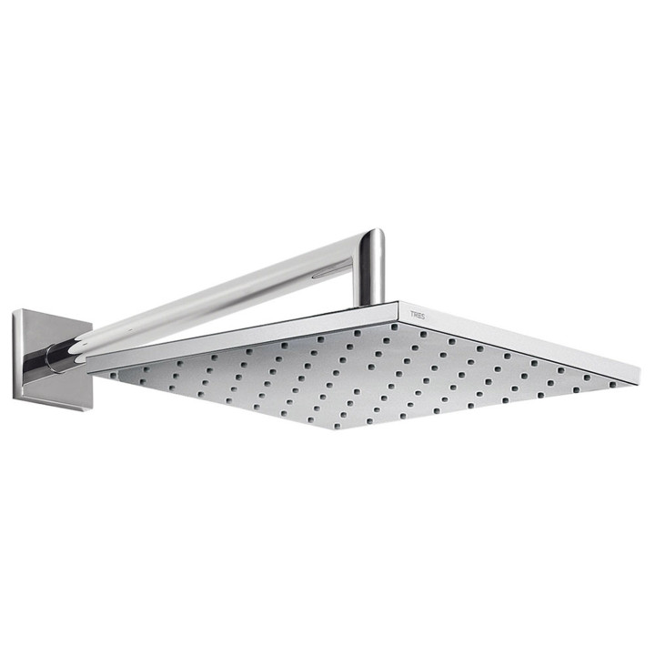 Ramię naścienne z obrotową deszczownicą, Tres Complementos Ducha - Chrom