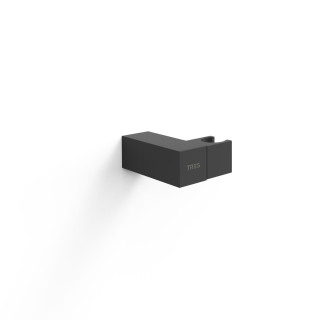 Obrotowa podstawa do słuchawki prysznicowej, Tres Complementos Ducha - Czerń Matowa