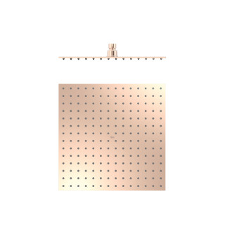 Deszczownica 30x30 cm, Tres Complementos Ducha - 24-K Różowe Złoto