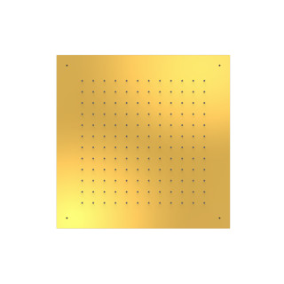 Deszczownica podtynkowa sufitowa 50x50 cm, Tres Complementos Ducha - 24-K Złoto