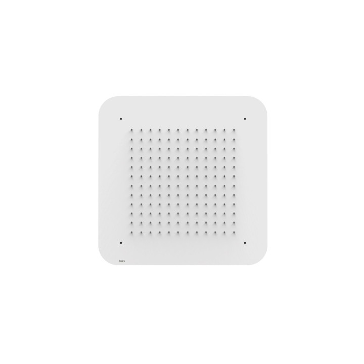 Deszczownica podtynkowa sufitowa 42x42 cm, Tres Complementos Ducha - Biel Matowa