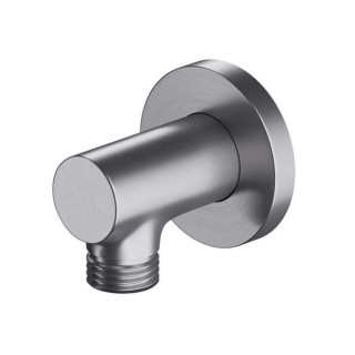 Przyłącze kątowe Omnires, z uchwytem na słuchawkę, kwadratowa rozeta, złoty szczotkowany