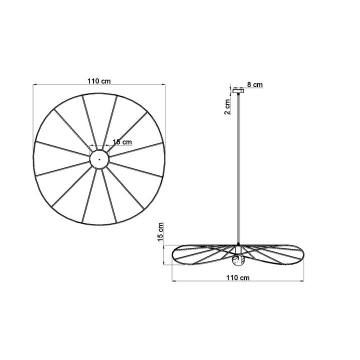 Plafon Sollux Ligthing RIZA, LED, 18W 3000K , beton