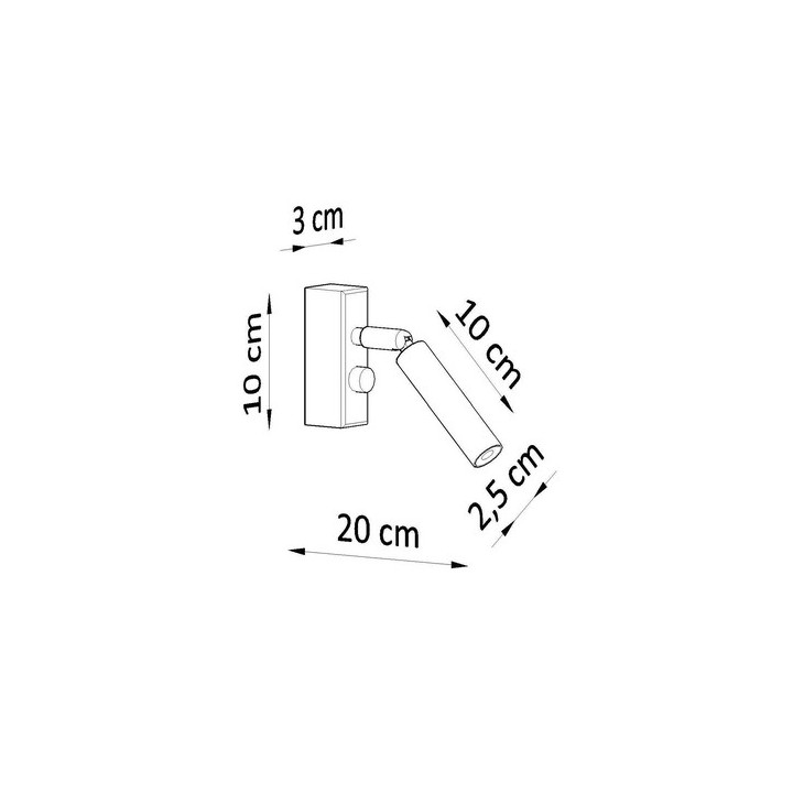 Plafon Sollux Lighting EYETECH 4, G9  4x12W LED, czarny