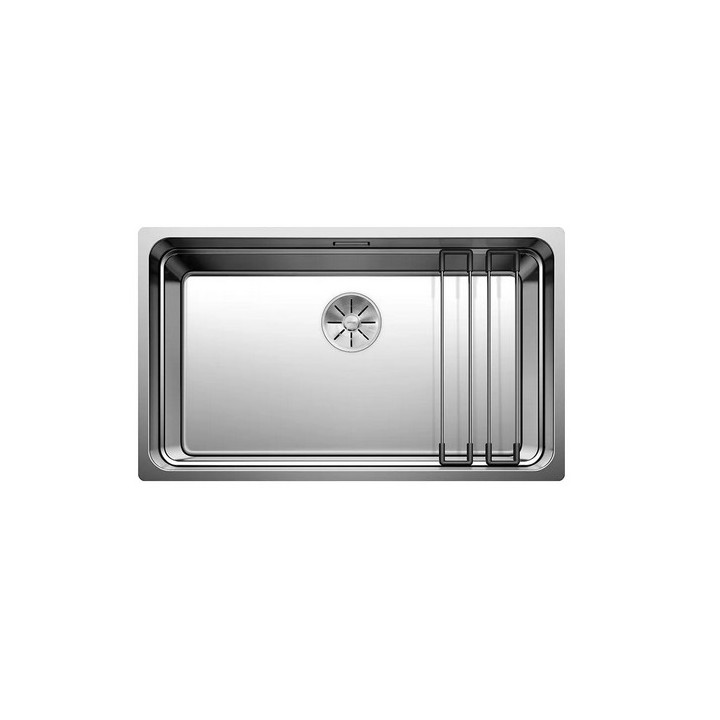 Blanco Pleon 8 Zlewozmywak granitowy Silgranit PuraDur jednokomorowy 70x51 cm bez korka automatycznego, biały