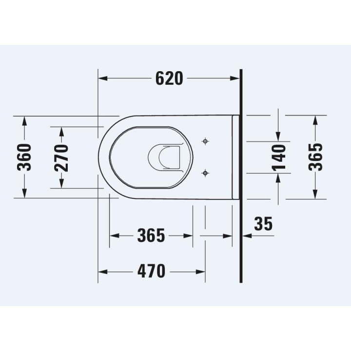 Miska toaletowa Duravit Starck 3 wisząca- sanitbuy.pl