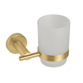 Deszczownica Ultraslim Vema Otago, średnica 30cm, brushed gold